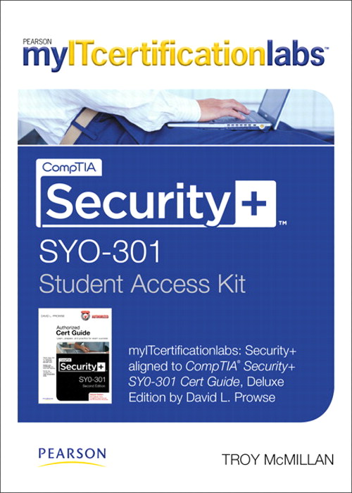 CompTIA Security+ (SYO-301) MyITCertificationlab -- Instant Access, 2nd Edition