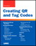 Creating QR and Tag Codes