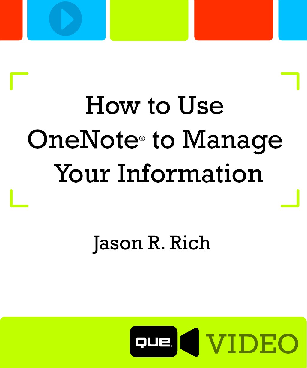 Part 3: Organizing OneNote Content