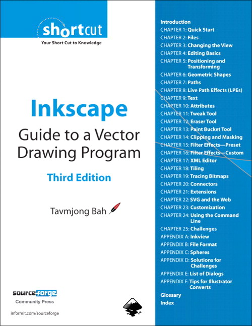 Inkscape: Guide to a Vector Drawing Program (Digital Short Cut), 3rd Edition