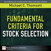 Fundamental Criteria for Stock Selection