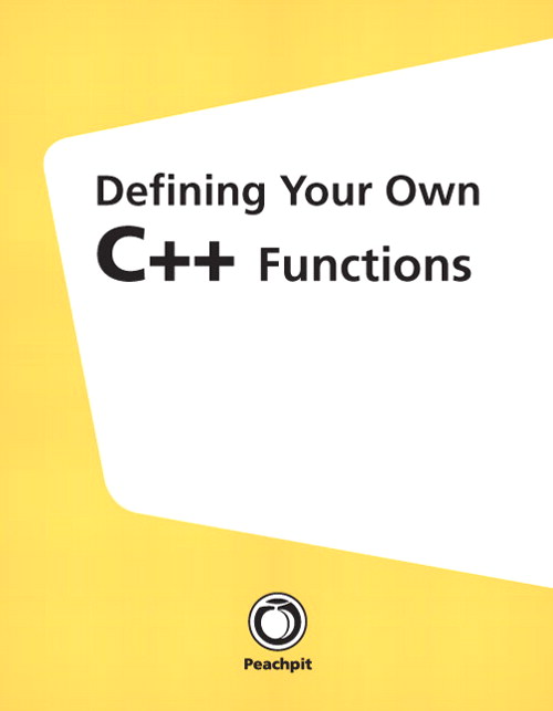Defining Your Own C++ Functions