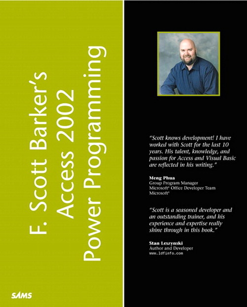 F. Scott Barker's Microsoft Access 2002 Power Programming