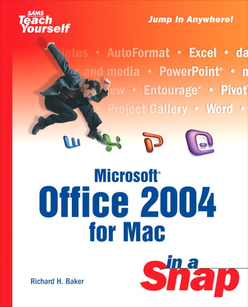 Microsoft Office 2004 for Mac in a Snap