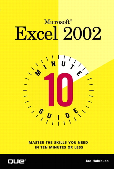 10 Minute Guide to Microsoft Excel 2002