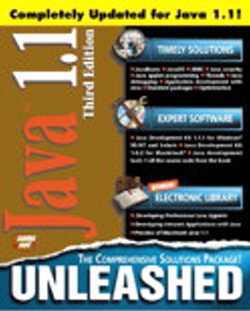 Java 1.1 Unleashed, Third Edition, 3rd Edition