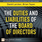 Duties and Liabilities of the Board of Directors, The