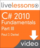 C# 2010 Fundamentals I, II, and III LiveLessons (Video Training): Lesson 16: Web App Development with ASP.NET