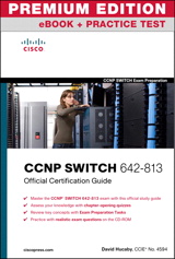 CCNP SWITCH 642-813 Official Certification Guide, Premium Edition eBook and Practice Test