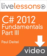 C# 2012 Fundamentals LiveLessons Parts I, II, III, and IV (Video Training): Part III, Lesson 20: Databases and LINQ, Downloadable Version