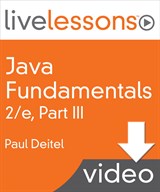 Java Fundamentals LiveLessons Parts I, II, III, and IV (Video Training): Lesson 17: Java SE 8 Lambdas and Streams, Downloadable Version