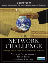 Network Challenge (Chapter 19), The: Missing the Forest for the Trees: Network-Based HR Strategies