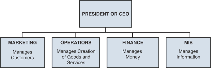 Typical Organizational Chart For Operations Management