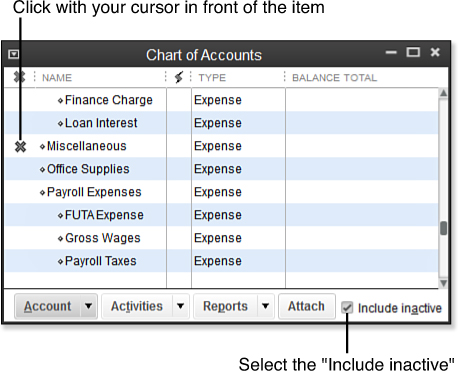 Print Chart Of Accounts In Quickbooks