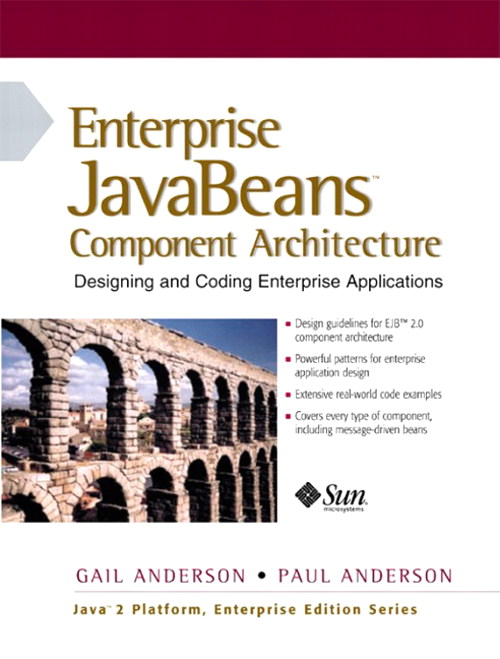 Enterprise JavaBeans Component Architecture: Designing and Coding Enterprise Applications