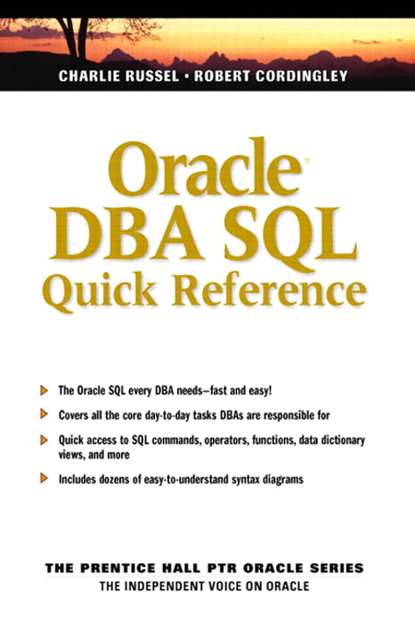 Oracle DBA SQL Quick Reference