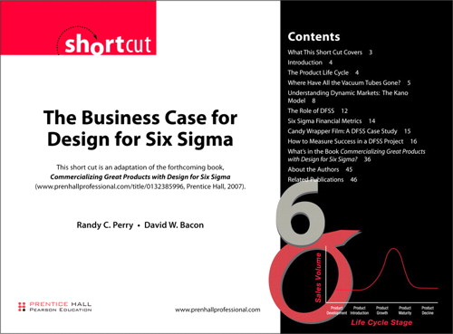 Business Case for Design for Six Sigma (Digital Short Cut) The