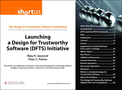 Launching a Design for Trustworthy Software (DFTS) Initiative (Digital Short Cut)