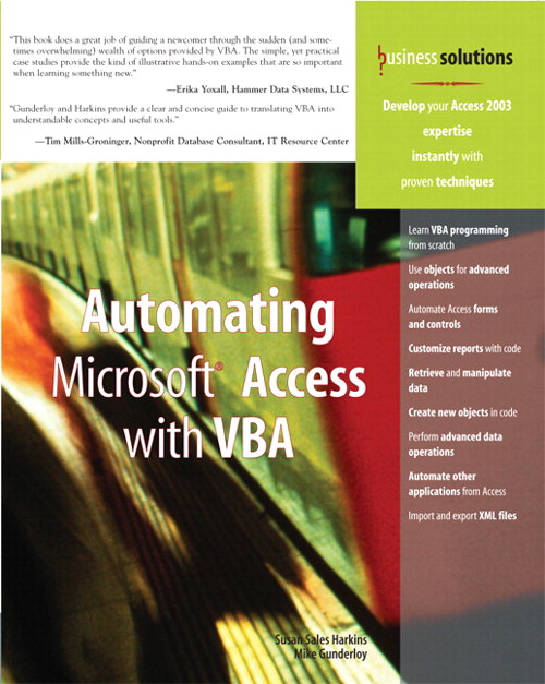 Automating Microsoft Access with VBA