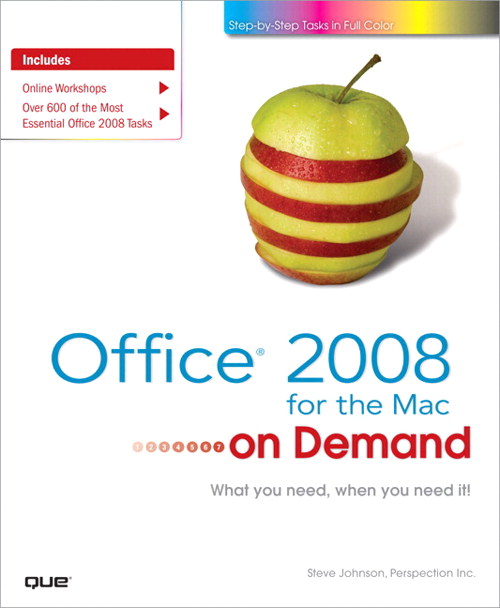 Office 2008 for the Mac on Demand