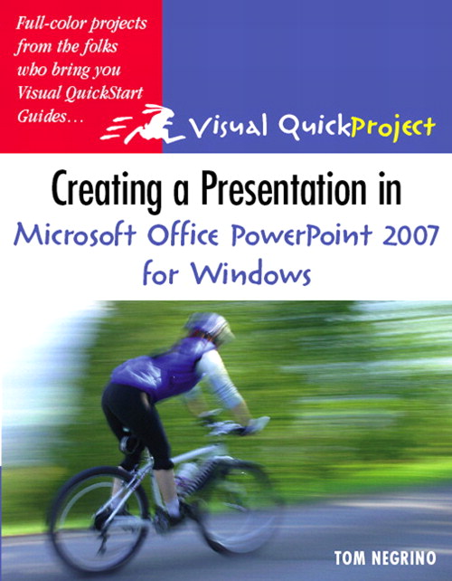 Creating a Presentation in Microsoft Office PowerPoint 2007 for Windows ...