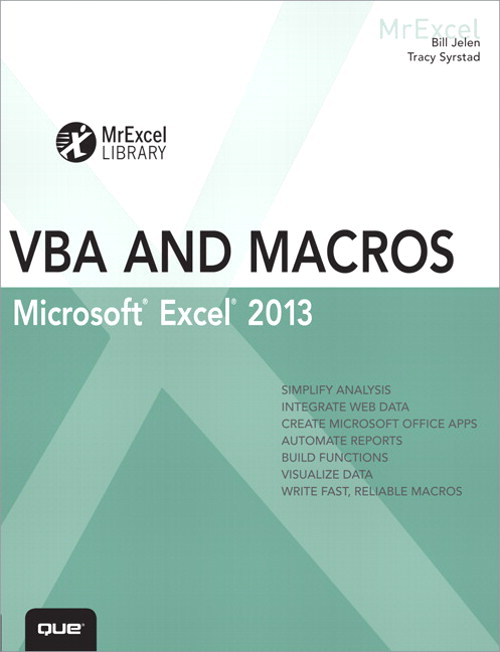 Excel 2013 VBA and Macros