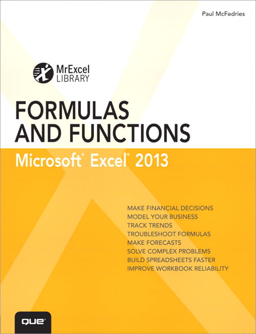 Excel 2013 Formulas and Functions