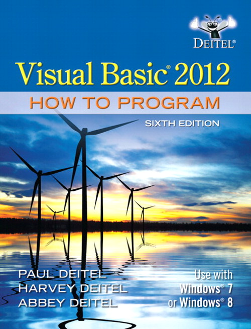 Visual Basic 2012 How to Program (Subscription), 6th Edition | InformIT