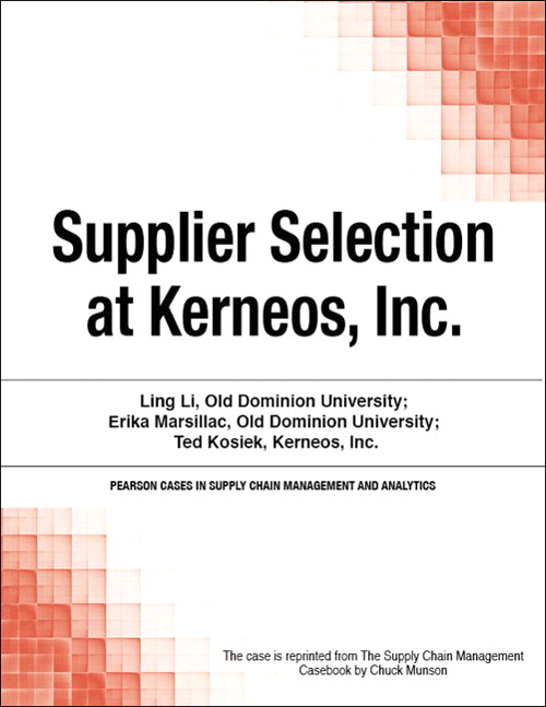 Supplier Selection at Kerneos, Inc.