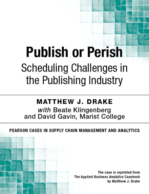 Publish or Perish: Scheduling Challenges in the Publishing Industry