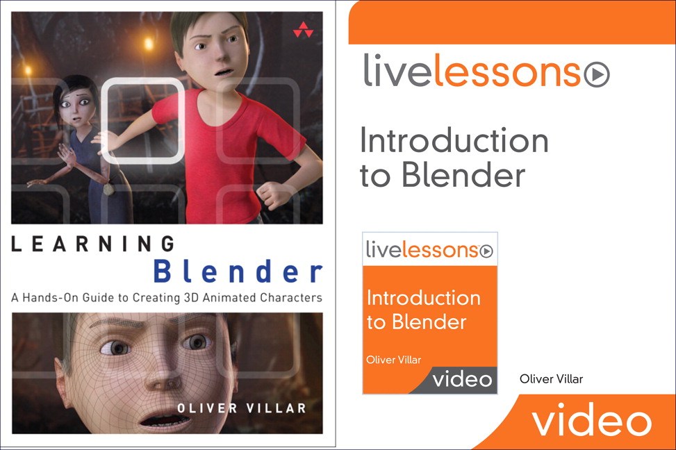 Learning Blender (Book) and Introduction to Blender LiveLessons (Video Training) Bundle