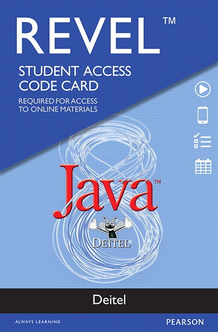 Revel for Deitel Java -- Access Card