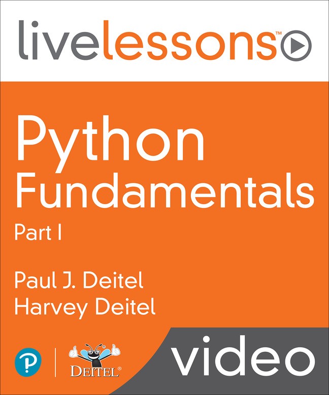 Python Fundamentals LiveLessons Part I: Getting Started; IPython & Jupyter Notebooks Test-Drives; Python Programming Intro; Control Statements; Functions; Lists & Tuples Intro; (Optional) Basic Descriptive Statistics