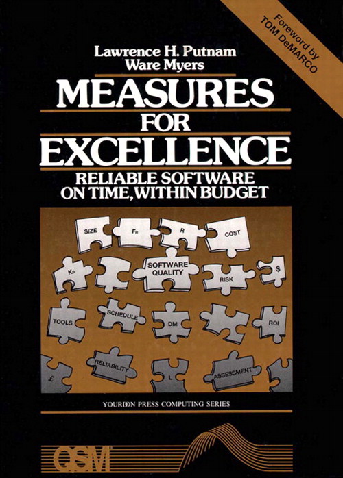 Measures For Excellence: Reliable Software On Time, Within Budget
