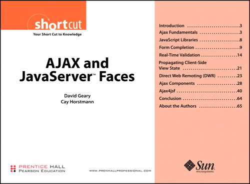 AJAX and JavaServer Faces (Digital Short Cut)