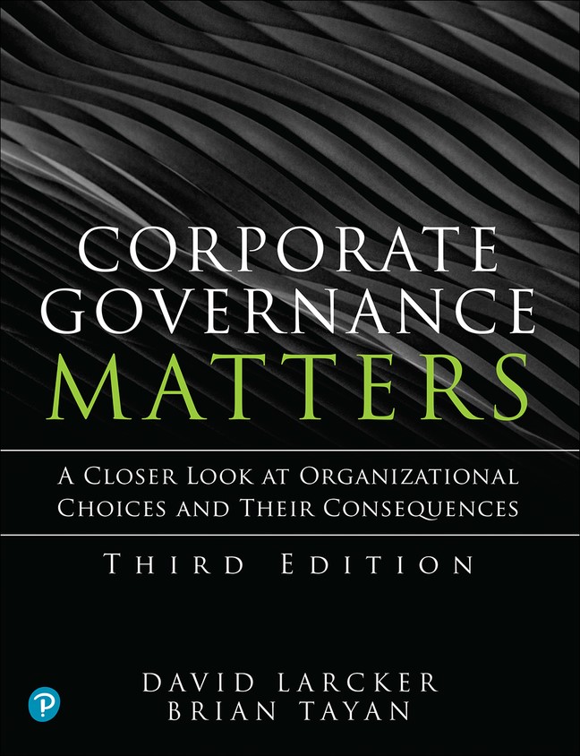 Corporate Governance Matters, 3rd Edition