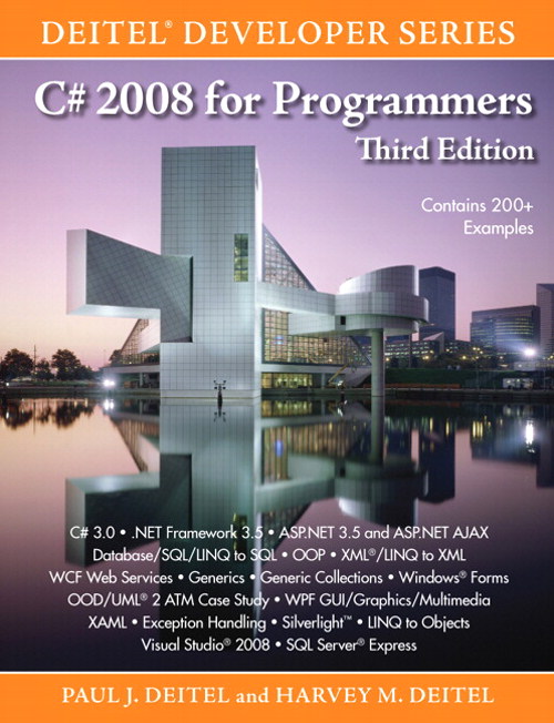 C# 2008 for Programmers, 3rd Edition