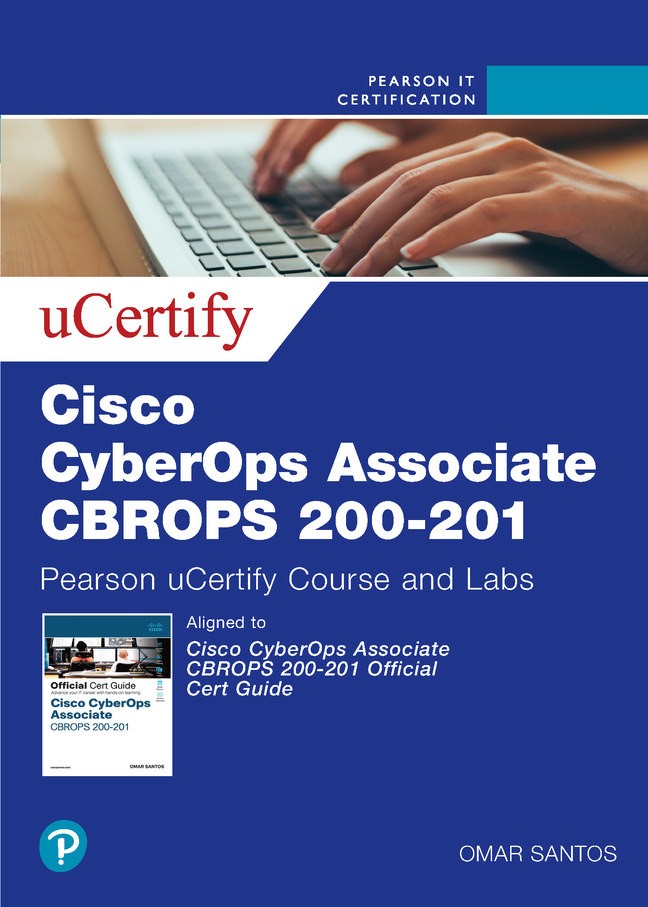 Cisco CyberOps Associate CBROPS 200-201 uCertify Course and Labs Access Code Card