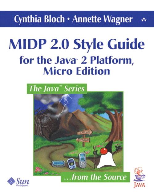 MIDP 2.0 Style Guide for the Java 2 Platform, Micro Edition