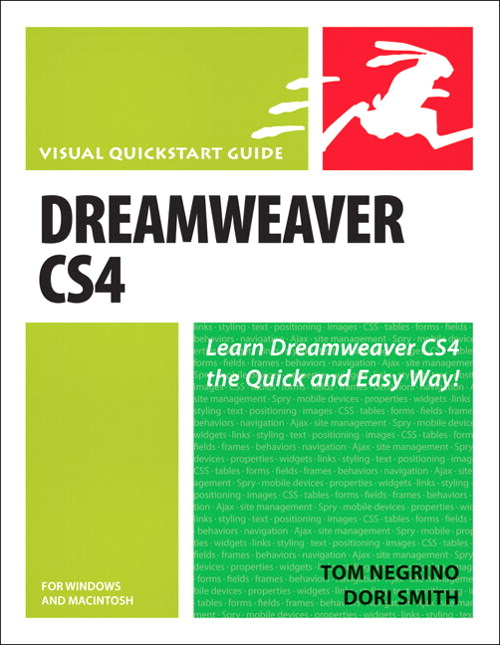 Dreamweaver CS4 for Windows and Macintosh: Visual QuickStart Guide