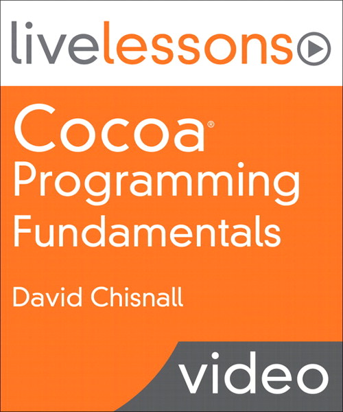 Cocoa Programming Fundamentals LiveLessons, Safari