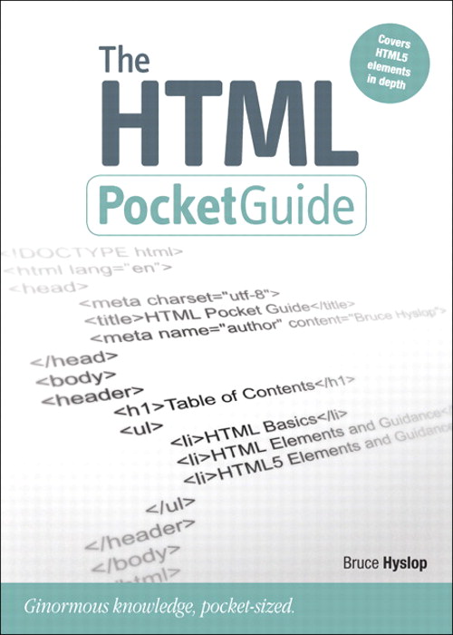 HTML Pocket Guide, The