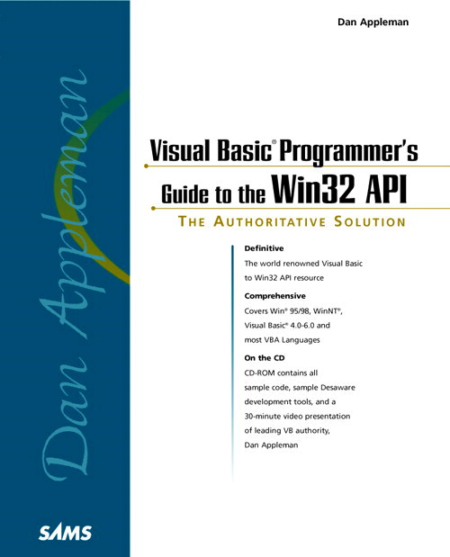 Dan Appleman's Visual Basic Programmer's Guide to the Win32 API