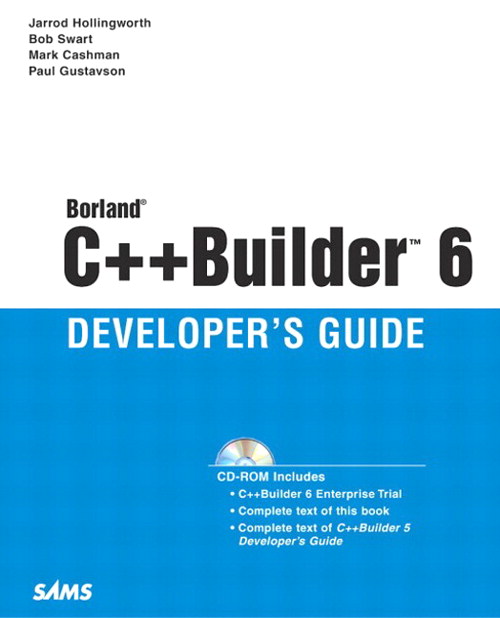 Borland C++ Builder 6 Developer's Guide