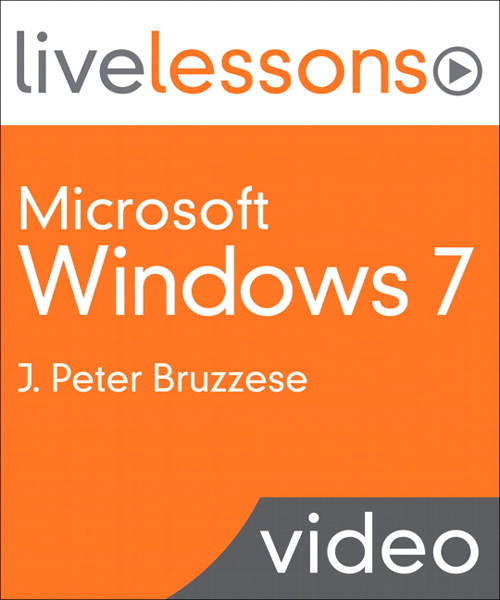 Microsoft Windows 7 LiveLessons (Video Training): Mastering the Windows User Experience, Safari