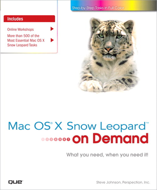 Mac OS X Snow Leopard On Demand, Portable Documents