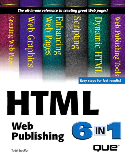 HTML Web Publishing 6-in-1