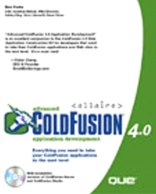 Advanced ColdFusion 4.0 Application Development InformIT