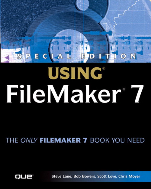 Special Edition Using Filemaker Pro 5 