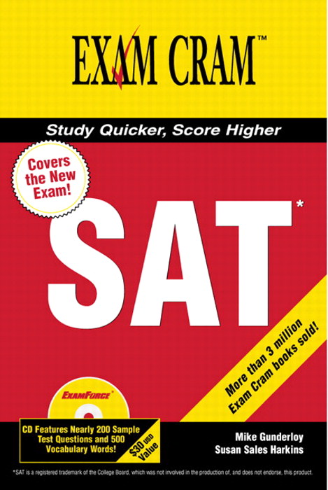 New SAT Exam Cram 2 with Cd-Rom, The